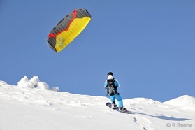 Johann Civel - Snowkite en Bosnie - Jahorina