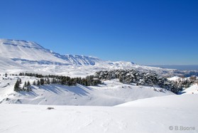 snowkite au Liban