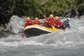rafting sur la romanche,hautes alpes,france