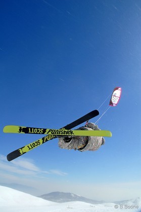 fabio ingrosso - snowkite en Grece - kaimaktsalan