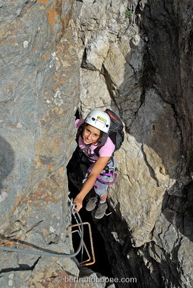 via ferrata - mines du grand clôt - la grave - haute romanche