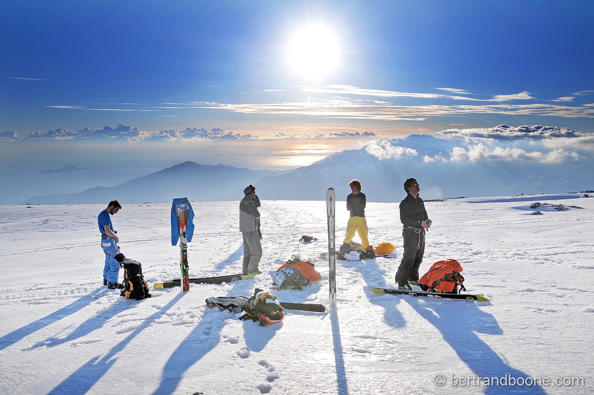 Snowkite trip en Crète