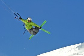 Bjorn Kaupang-Snowkite-Haugastol-Norway