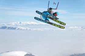 Fabio Ingrosso - snowkite en Macedonia - Popova Shapka