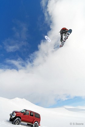 Guillaume Chastagnol - snowkite en Islande