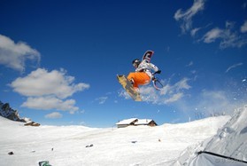 Cortina snowkite contest 2009 passo Giau Italy