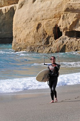 Trip Snowkite - Kitesurf en Crête (GR).Johann Civel .Matala
