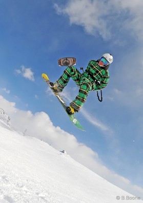 Romain Luppi - Bernina pass - snowkite en Suisse