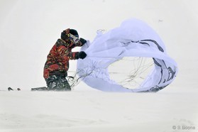 Guillaume Chastagnol - Snowkite a Ercyes en Turquie