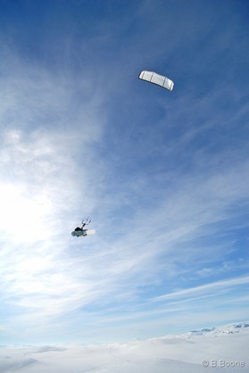 Ralf Groesel-Snowkite-Haugastol-Norway