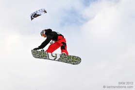 Alex Robin - Snowkite Masters 2012 - col du Lautaret (05) France