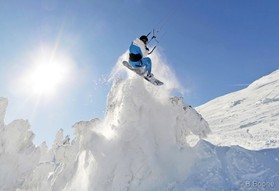 Johann Civel - Snowkite en Bosnie - Jahorina