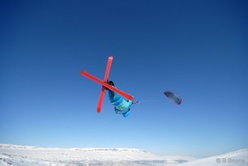 Bjorn Kaupang-Snowkite-Haugastol-Norway