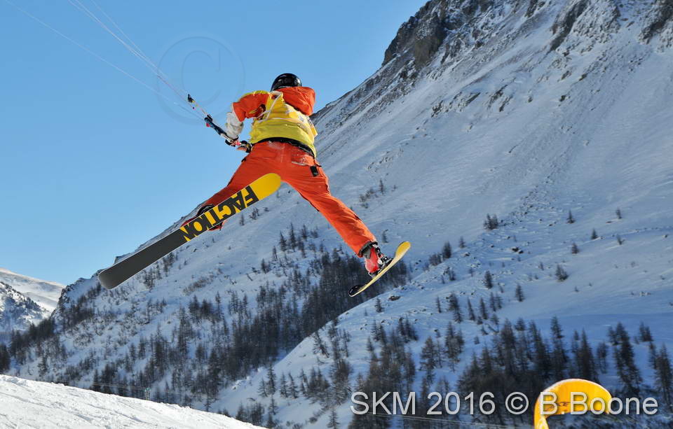 Snowkite Masters 2016 - Serre Chevalier - 05 France
