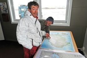 Jérome Josserand et Guillaume Chastagnol - snowkite en Islande