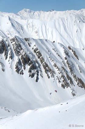 Fabio Ingrosso et Johann Civel - snowkite en Georgie