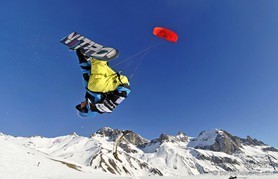 Guillaume Chastagnol - Snowkite Masters 2012 - col du Lautaret (05) France