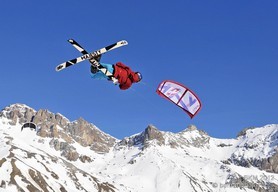 Bjorn Kaupang - Snowkite Masters 2012 - col du Lautaret (05) France
