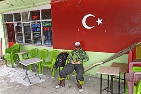 Jérome Josserand - Snowkite a Ercyes en Turquie