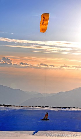 Snowkite trip en Crète