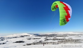 trip snowkite USA