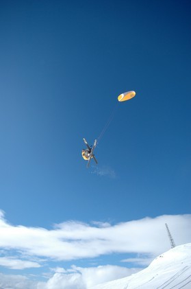 Pascal Joubert-snowkite en Norvege 2006