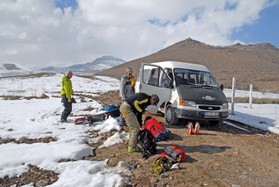 Volcano Ercyes (3916m) Turkey