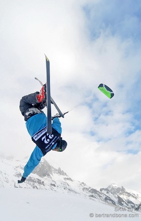 Johann Civel - Snowkite Masters 2012 - col du Lautaret (05) France