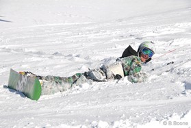 Romain Luppi - snowkite au Liban