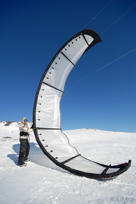 Ralf Groesel-Snowkite-Haugastol-Norway