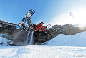 Guillaume Chastagnol - snowkite en Islande