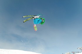 Fabio Ingrosso - snowkite en Macedonia - Popova Shapka