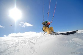 Fabio Ingrosso - snowkite au Liban