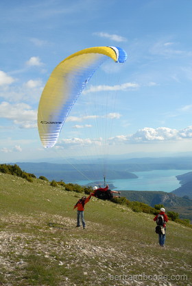 parapente dans le verdon