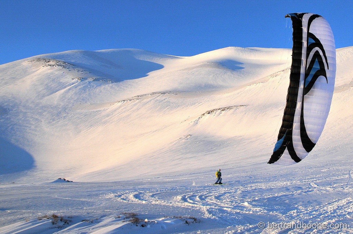 Snowkite trip en Crète