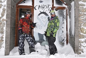 Guillaume Chastagnol et Jérome Josserand - Snowkite a Ercyes en Turquie