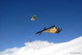 Fabio Ingrosso - snowkite au Liban