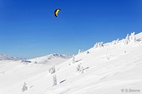 Johann Civel - Snowkite en Bosnie - Jahorina