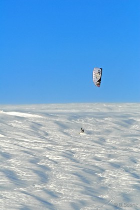 fabio ingrosso - snowkite en Grece - kaimaktsalan