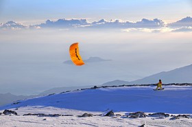 Snowkite trip en Crète