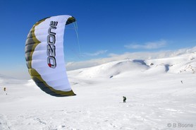 Johann Civel - snowkite au Liban