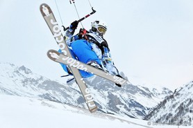 Rémi Borgioli - Snowkite Masters 2012 - col du Lautaret (05) France