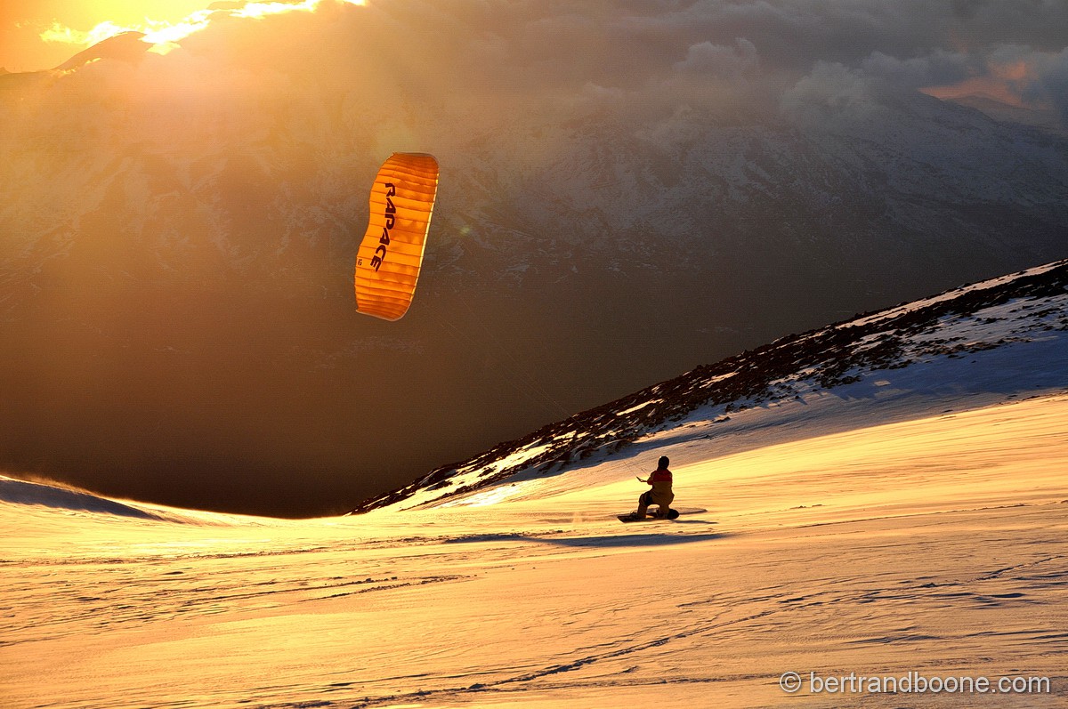 Snowkite trip en Crète
