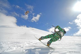 Romain Luppi - snowkite au Liban