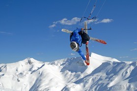 snowkite en Slovénie -Vogel - johann Civel