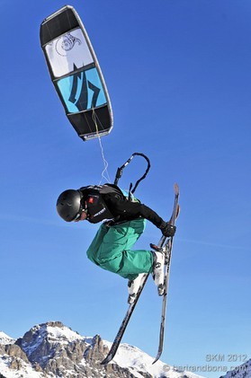 Alexandre Bryand - Snowkite Masters 2012 - col du Lautaret (05) France