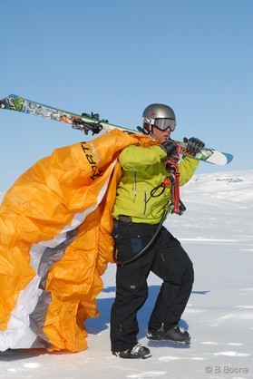 Fabio Ingrosso-Snowkite-Haugastol-Norway