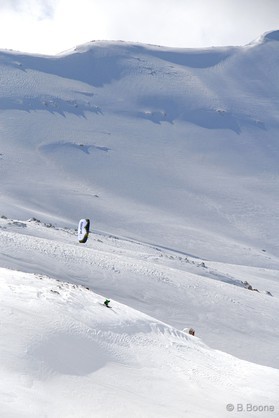 Johann Civel - snowkite au Liban
