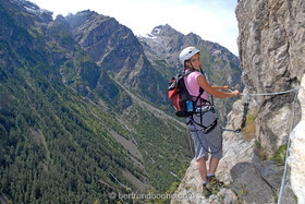 via ferrata - mines du grand clôt - la grave - haute romanche