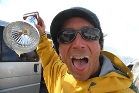 Cortina snowkite contest 2009 passo Giau Italy